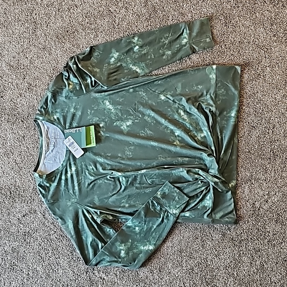 L.L. Bean Longsleeve Twist Waist Top